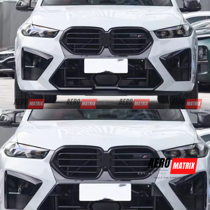 BMW X6M F96 LCI 2023+ Grille (Gloss Black)