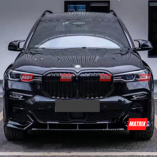 BMW X7 G07 2018–2022 Pre-LCI Front Lip (Gloss Black)