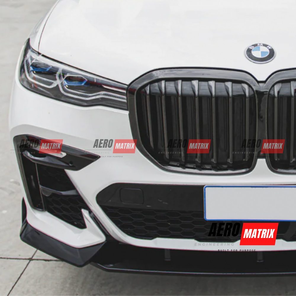 BMW X7 G07 2018–2022 Pre-LCI Front Lip (Gloss Black)