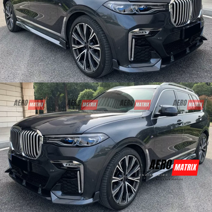 BMW X7 G07 2018–2025 Side Skirting (Gloss Black)