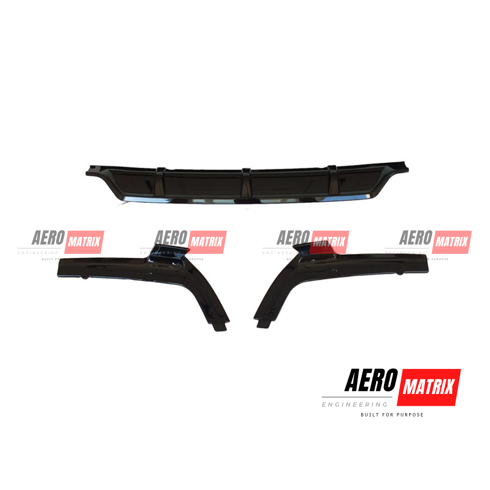 BMW X7 G07 2018–2022 Pre-LCI Rear Diffuser (Gloss Black)