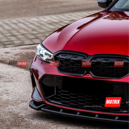 BMW G20/G21 2018–2022 M Sport Front Lip (Gloss Black)