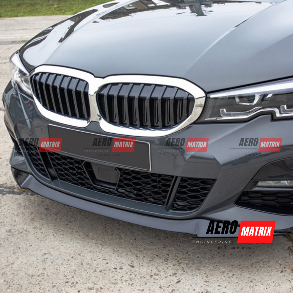 BMW G20/G21 2018–2022 Front Lip (Gloss Black)