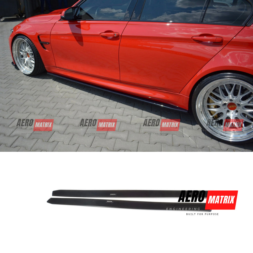BMW M3 F80 2014–2018 Side Skirting (Gloss Black)
