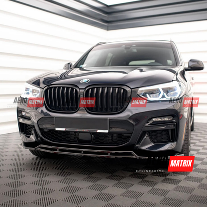 BMW X3 M40d / M40i G01 2019–2021 | X3 M-Pack G01 2018–2021 Front Lip (Gloss Black)