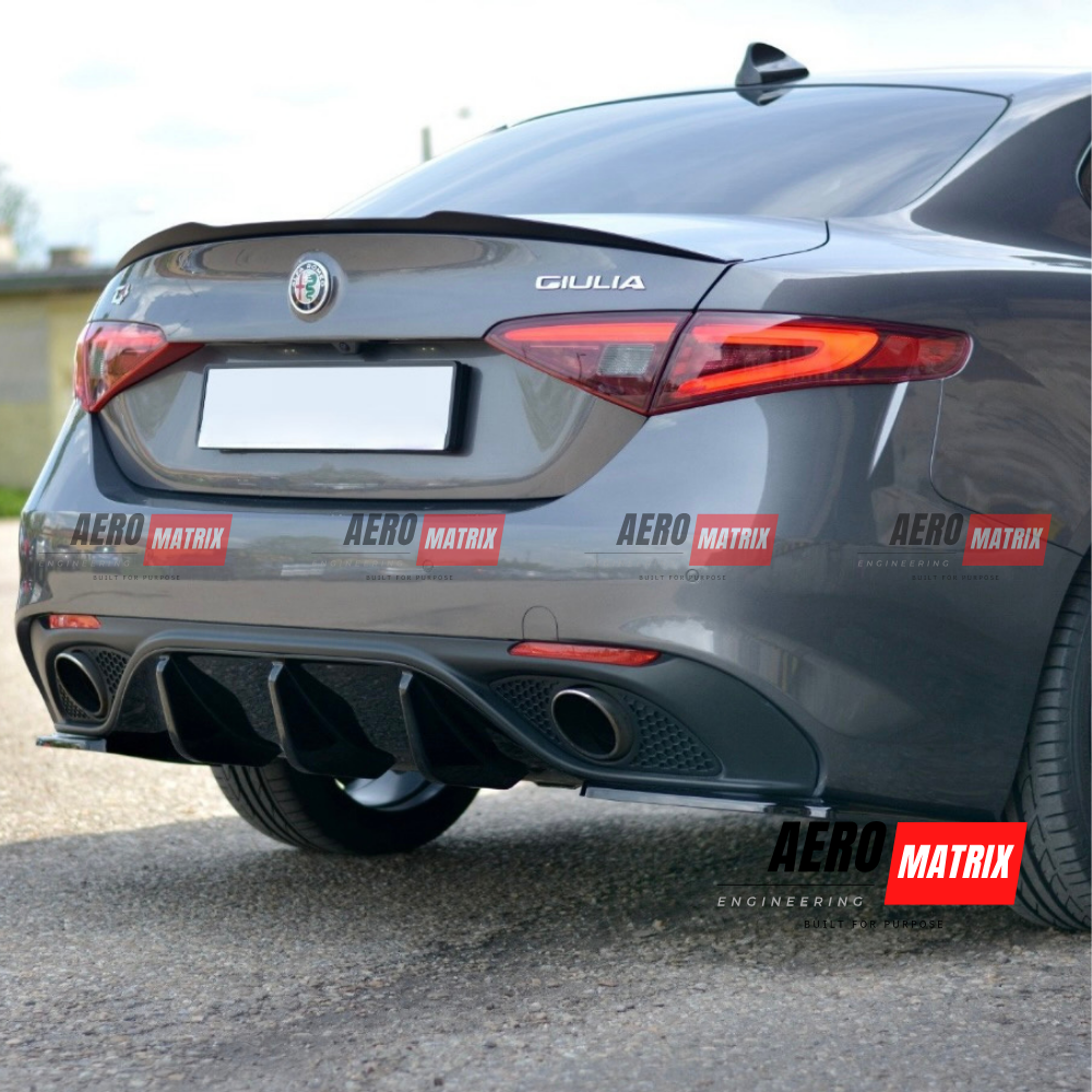 Alfa Romeo Giulia 2017+ Gloss Black Rear Spoiler