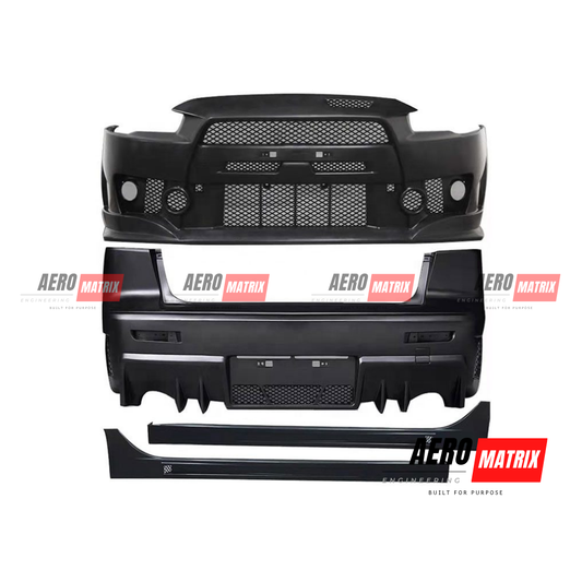 Mitsubishi Lancer CJ/CF FQ400 Style Body Kit Gloss Black 2007–2019