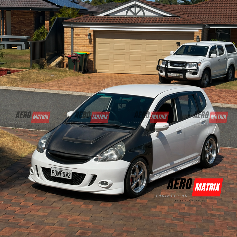 Honda Jazz GD 2002–2008 J's Racing Spec Style Fenders (Carbon Fibre)