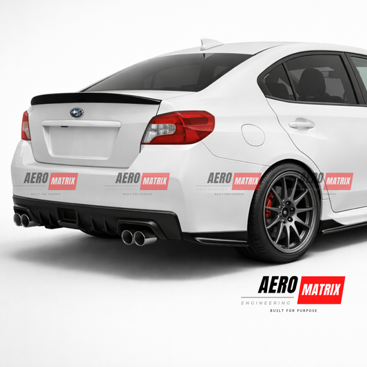Subaru WRX VA 2014–2021 Rear Splatter (Gloss Black)