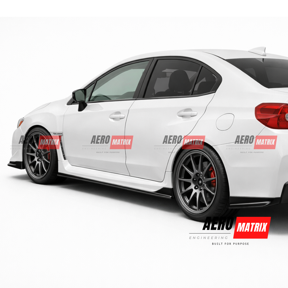 Subaru WRX VA 2014–2021 Side Skirting (Gloss Black)