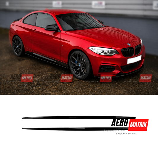 BMW 2 Series F22/F23 Side Skirt (Gloss Black)